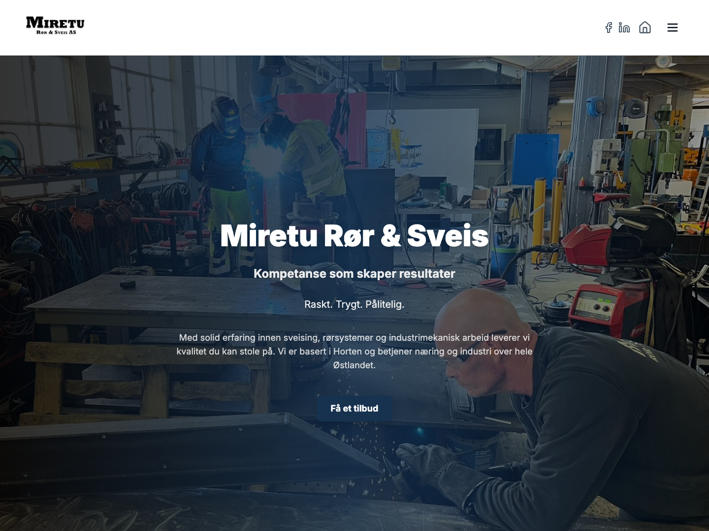 Miretu Rør & Sveis screenshot